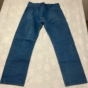 Levis 501 XX Denim Jeans Mens 36x29 Straight Leg Button Fly Blue Vintage